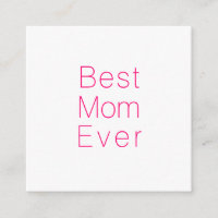 Meilleure maman Toujours rose chaud et blanc minim