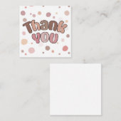 Carte D'accompagnement Merci (Devant / Derrière)