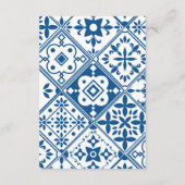 Carte D'accompagnement Merci Bougainvillea grec baby shower disco (Dos)