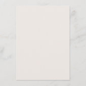 Carte D'accompagnement Merci de l'éléphant endormi (Dos)