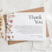 Carte D'accompagnement Merci Fête des mariées