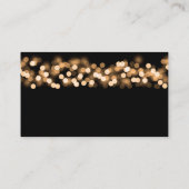 Carte D'accompagnement Merci Insérer Gold Hollywood Glam (Dos)