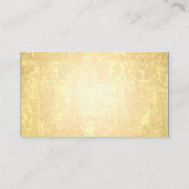 Carte D'accompagnement Merci Insertion Gold Foil Look Stars Confetti (Dos)
