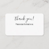 Carte D'accompagnement Merci Mûre (Dos)