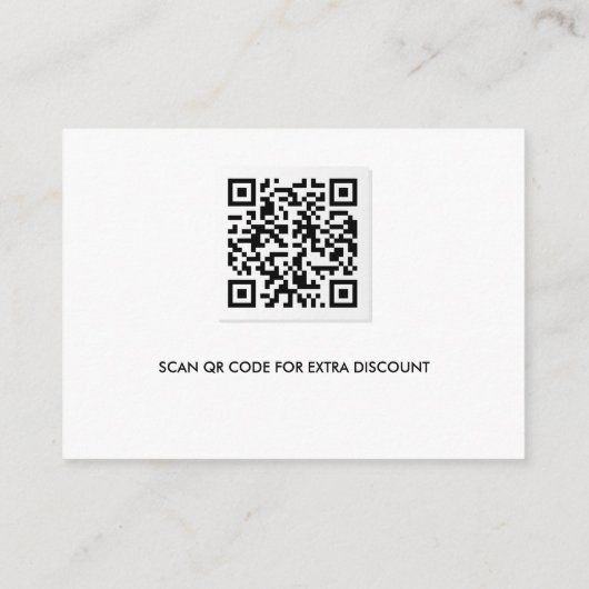 CARTE D'ACCOMPAGNEMENT MERCI ROSE BLEU POUR VOTRE COMMANDE CODE QR SOCIAL (Dos)