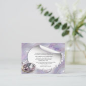 Carte D'accompagnement Mère des perles fusionnées comme des perles liquid (Debout devant)