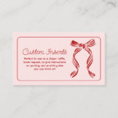 Carte D'accompagnement Merry Little Baby Shower Matching Insert (Devant)