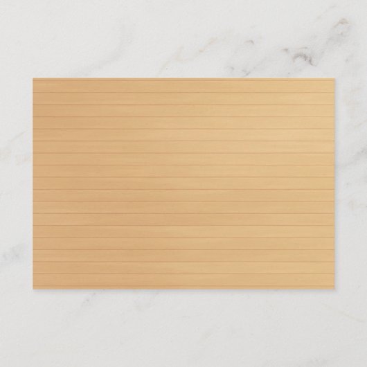 Carte D'accompagnement Mesure de sécurité pour pot Mason en bois rustique (Dos)