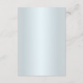 Carte D'accompagnement Mesures De Sécurité Des Mariages Floraux Et Papill (Dos)