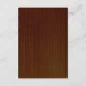 Carte D'accompagnement Mesures de sécurité florales violettes en bois fon (Dos)