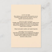 Carte D'accompagnement Mesures de sécurité pour le pot Mason aux fleurs r (Dos)