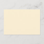 Carte D'accompagnement Mesures de sécurité pour pot Mason aux fleurs jaun (Dos)