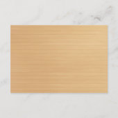 Carte D'accompagnement Mesures de sécurité pour pot Mason en bois rustiqu (Dos)