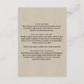 Carte D'accompagnement Mesures de sécurité pour pot Mason floral jaune en (Dos)