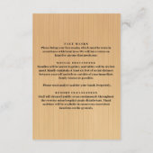 Carte D'accompagnement Mesures de sécurité pour pot Mason floral violet r (Dos)