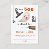 Carte D'accompagnement Mete fantôme - tombola de couche (Devant)