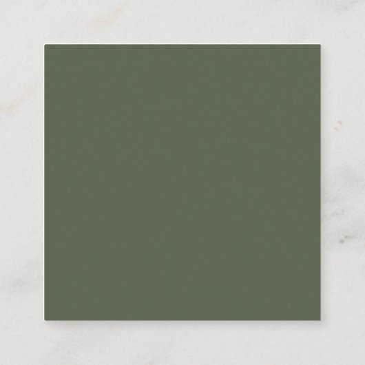 Carte D'accompagnement Micro Mariage Sage Minimal Mariage Website (Dos)