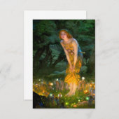 Carte D'accompagnement Midété Eve Edward Robert Hughes (Devant / Derrière)