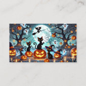 Carte D'accompagnement Midnight Magic: Black Cats & Pumpkins Halloween (Dos)