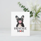 Carte D'accompagnement Mignon bouledogue français (Debout devant)