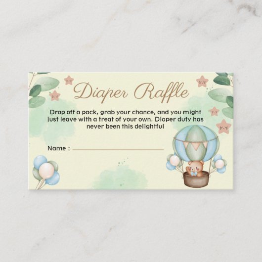 Carte D'accompagnement mignon on peut attendre bébé (Devant)