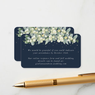 Carte D'accompagnement Mini Marine Snowberry+Eucalyptus Mariage en ligne 