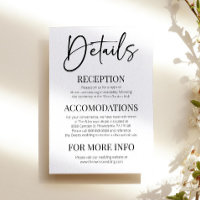 Minimal Élégant Moderne Classique Détails Mariage