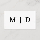 Carte D'accompagnement Minimalist (Dos)