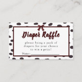 Carte D'accompagnement Minimalist Gender Neutral Chic Dalmation (Devant)