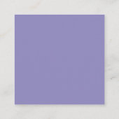 Carte D'accompagnement Minimalist Thank You Lavender Silver (Dos)