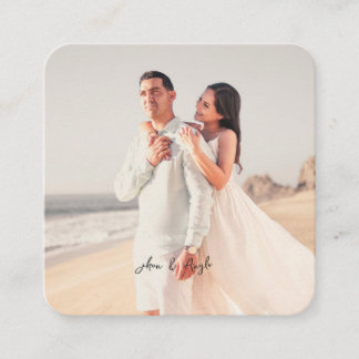 Carte D'accompagnement Minimaliste enregistrer la date Mariage Site Web Q