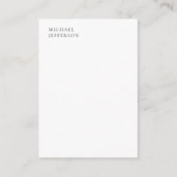 Minimaliste Moderne Noir & Blanc