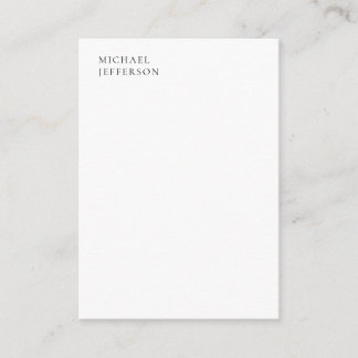 Carte D'accompagnement Minimaliste Moderne Noir & Blanc