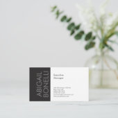 Carte D'accompagnement Minimaliste moderne professionnel plain (Debout devant)