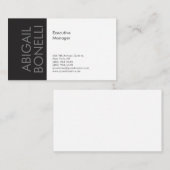 Carte D'accompagnement Minimaliste moderne professionnel plain (Devant / Derrière)