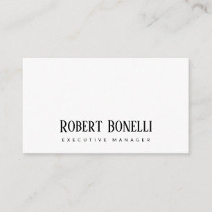 Carte D'accompagnement Minimaliste Noir & Blanc Moderne Uni