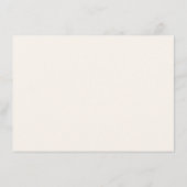 Carte D'accompagnement Minimaliste Rose Élégant (Dos)