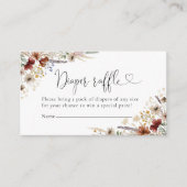 Carte D'accompagnement Minuscule Fleur sauvage Refroidissement (Devant)