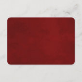 Carte D'accompagnement Mistletoe Manor Winter Floral Mariage Directions (Dos)