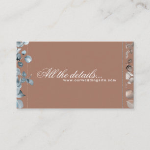 Carte D'accompagnement Mocha Mousse Botanique tous les détails 2