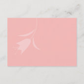 CARTE D'ACCOMPAGNEMENT MOD PINK TULIP MARIAGE (Dos)