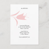 CARTE D'ACCOMPAGNEMENT MOD PINK TULIP MARIAGE (Devant)