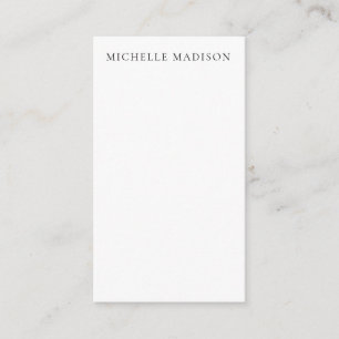 Carte D'accompagnement Mode Nom Propre Minimaliste Tendance Professionnel