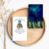 Carte D'accompagnement Modern Adventure Travel Globe Baby shower Diaper