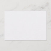 Carte D'accompagnement Modern Classic Elevated Pearl Wedding Reception (Dos)