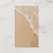 Carte D'accompagnement Modern Minimal Diaper Raffle Beach Baby Shower (Dos)