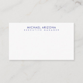 Carte D'accompagnement Modern Minimalist Simple Plain Own Name