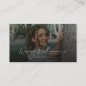 Carte D'accompagnement Modern  Photo Graduation QR Code Wishing Well (Devant)