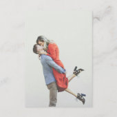 Carte D'accompagnement Modern Simple Photo Wedding (Dos)