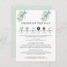 Modern Watercolor Eucalyptus Greenery Wedding